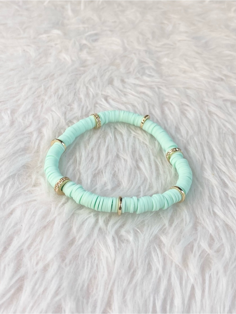 Mint Sorbet Crystal Accent Bracelet